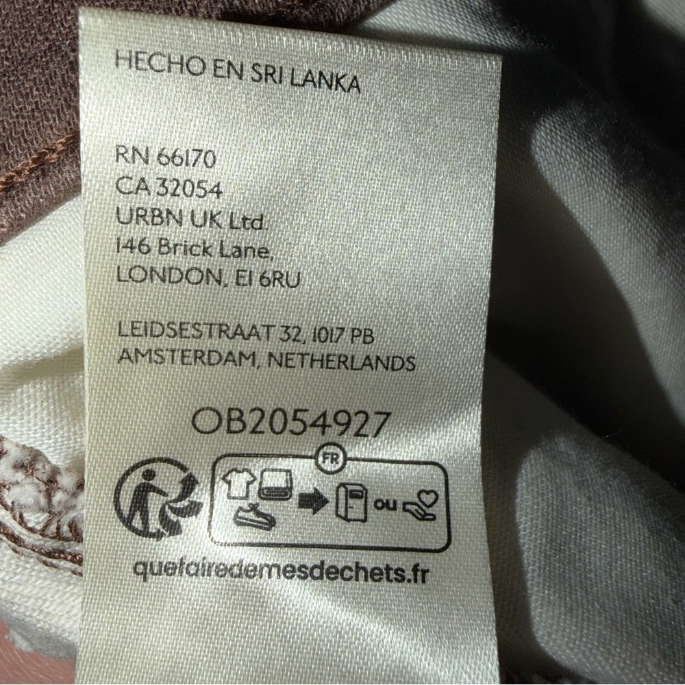 Pilcro Brown Floral Cropped Jeans - Picture 9 of 10